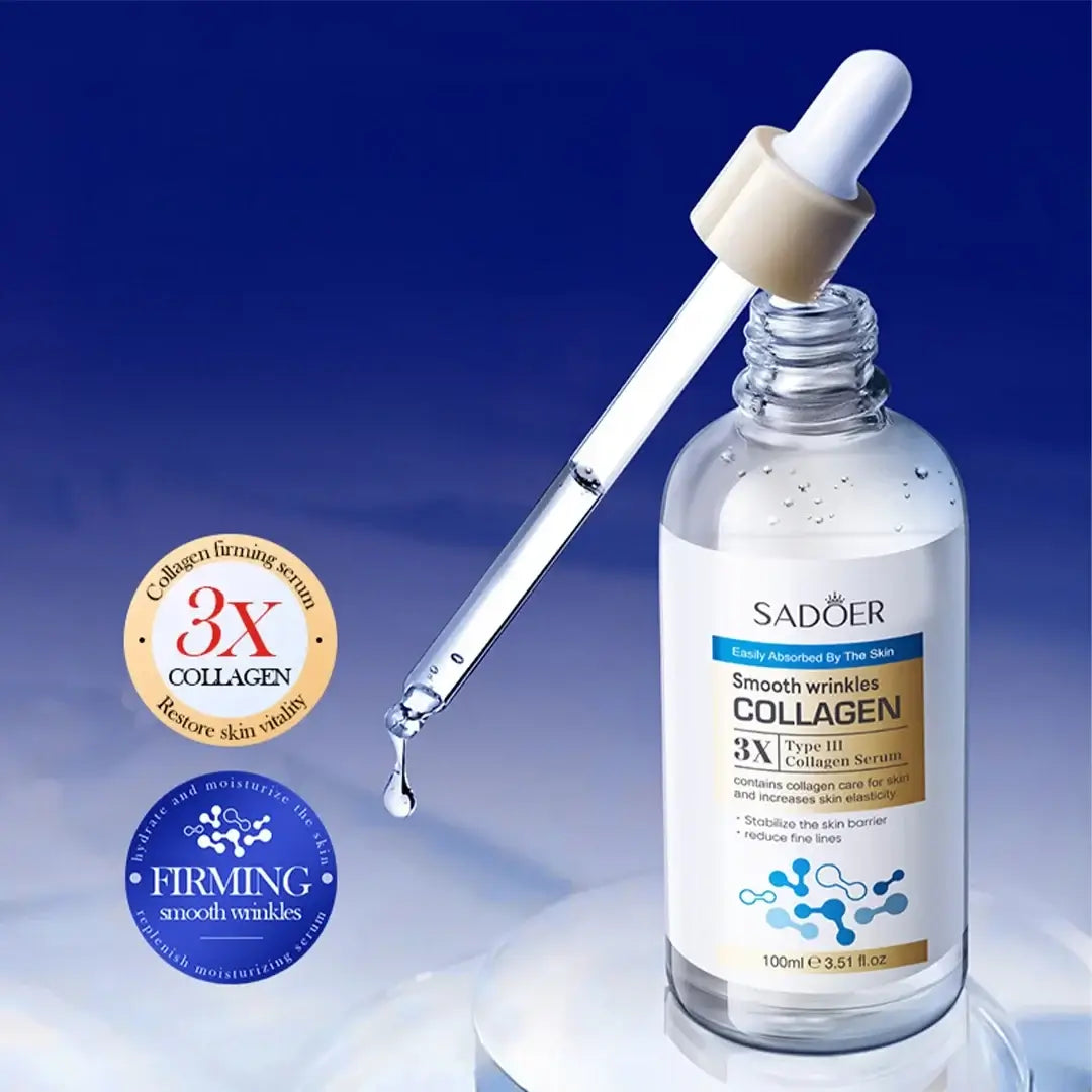 Sérum Firmador com Colágeno - Niacinamida - Ácido Hialurônico - 30ml